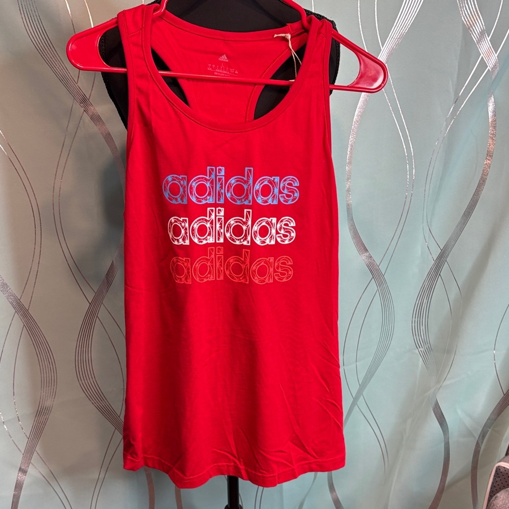 Adidas Women's Bold Red Tank Top